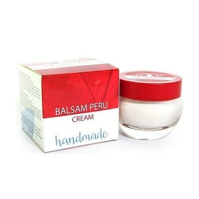 Balsam Peru - Crema para rostro y ojos con bálsamo peruano y cetáceo - Hecha a mano, 50 ml