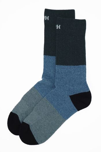 Chaussettes Femme Sport Recyclées - Marine 2