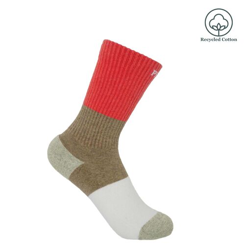 Recycled Sport Womens Socks - Coral