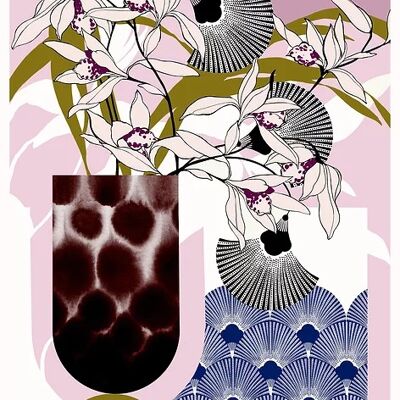 INKY VASE Giclee Fine Art Print - A3