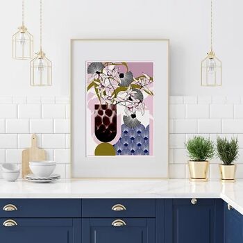 INKY VASE Giclee Fine Art Print - A3 4