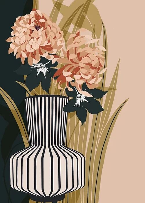 Striped vase - a3