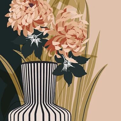 Striped vase - a2