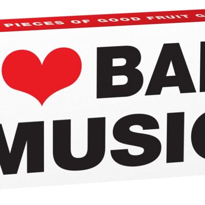 I Heart Bad Music Chicle