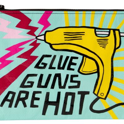 Glue Guns Are Hot Zipper Pouch - NEW!