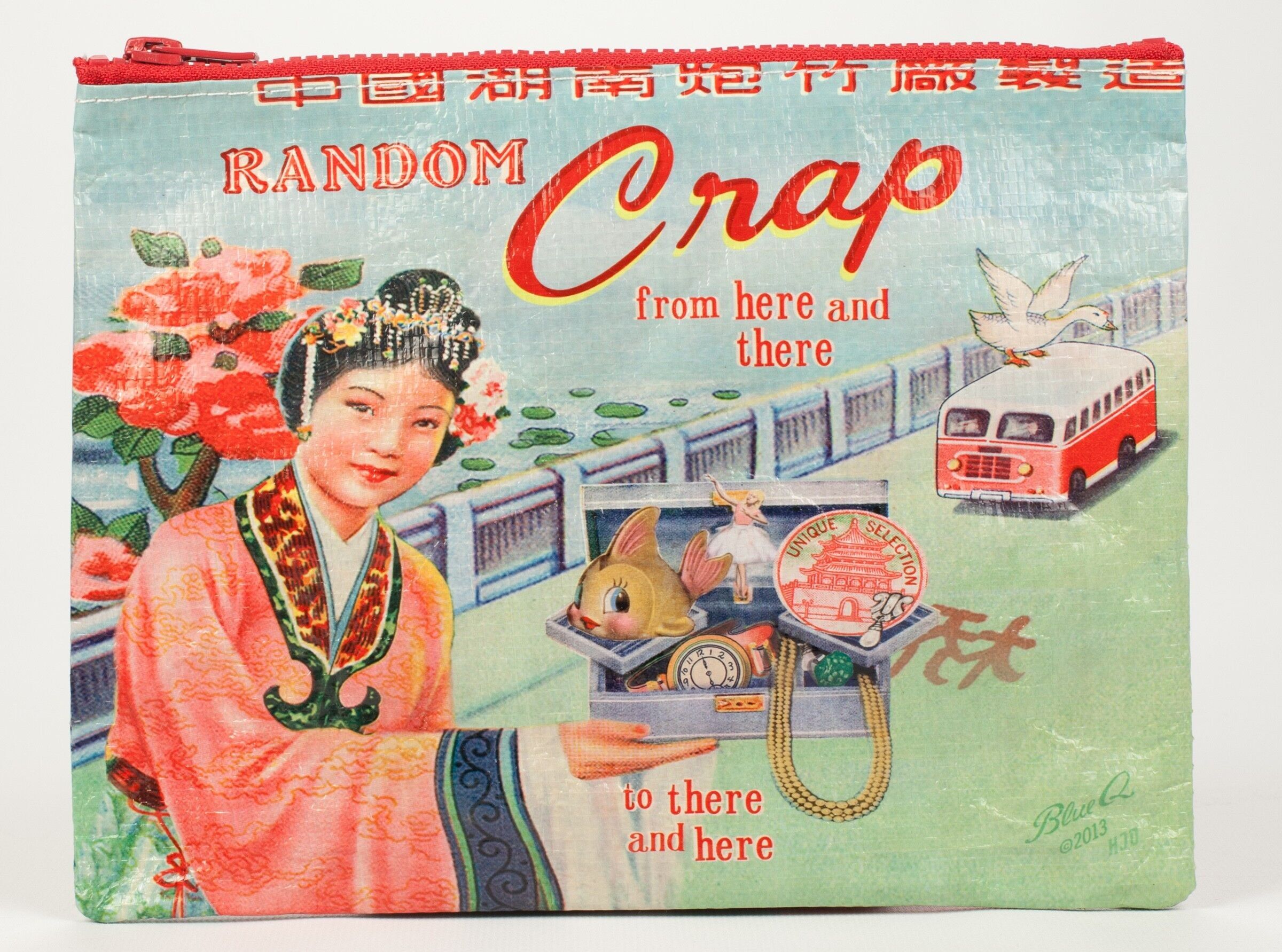 Zufällige Mist-Reißverschlusstasche