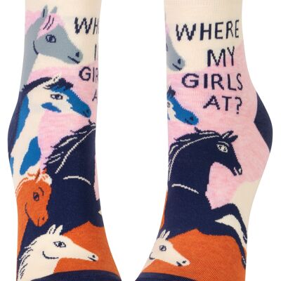 Where My Girls At? Ankle Socks - NEW!