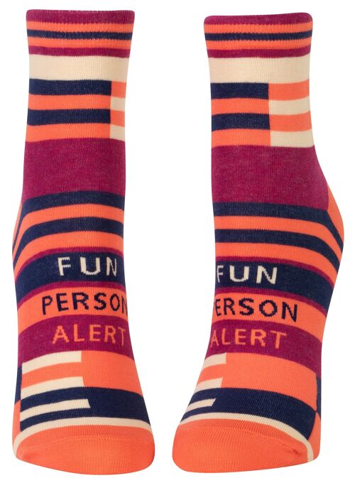 Fun Person Alert Ankle Socks - NEW!