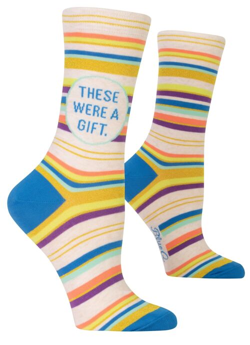 These Were a Gift Crew Socks - NEW!