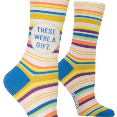 These Were a Gift Crew Socks - NEW!