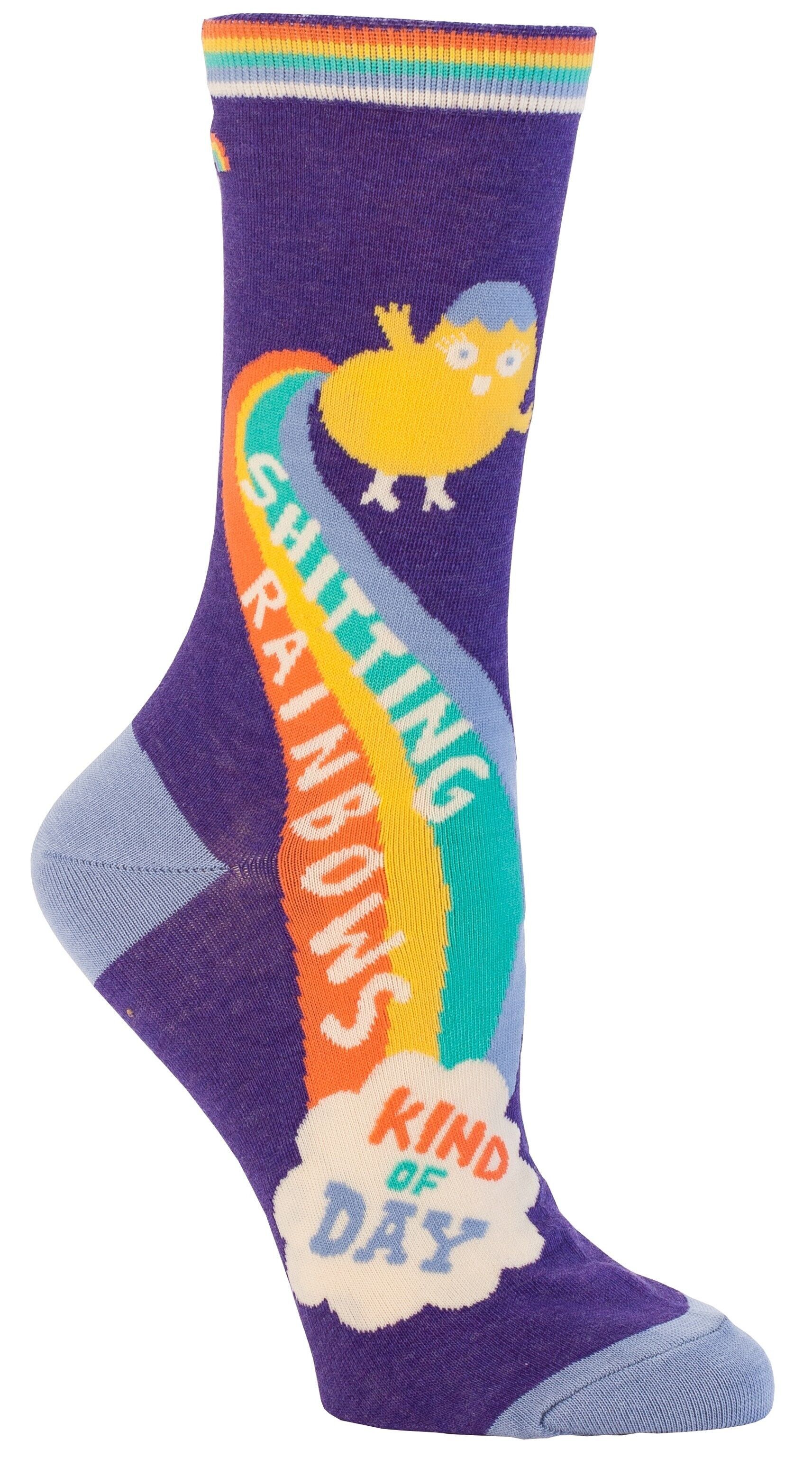 Scheiß Rainbows Crew Socken