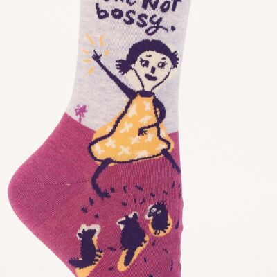 Je ne suis pas Bossy Crew Chaussettes