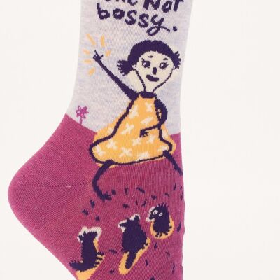 I'm Not Bossy Crew Socks