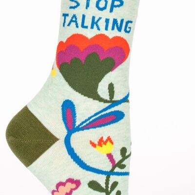 Stop Talking Crew Socks