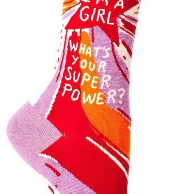 Superpower Crew Sock