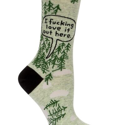 Fucking Love It-Woods Crew Socks