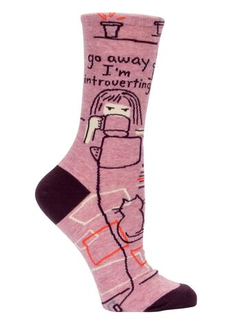 Go Away Introverting CrewSocks