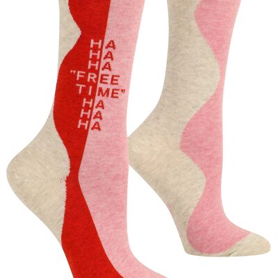 Free Time Crew Socks