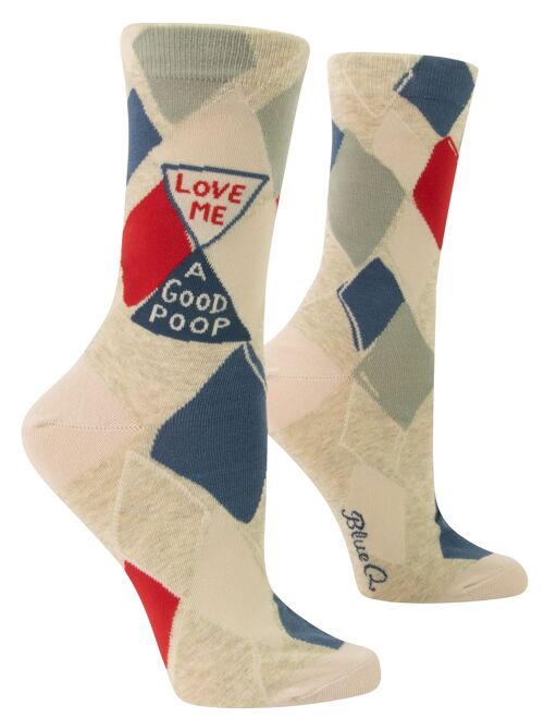 Love Me A Good Poop Crew Socks