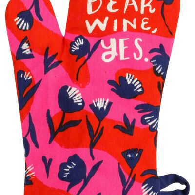 Dear Wine, Yes Oven Mitt