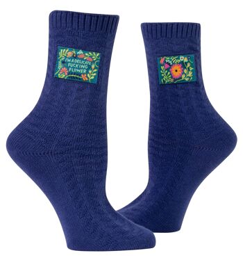 Fucking Flower Tag Chaussettes S/M