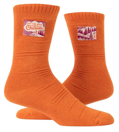 Get The Hell Outside Tag Socks L/XL -