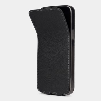 etui iphone 13 pro - cuir premium noir 4