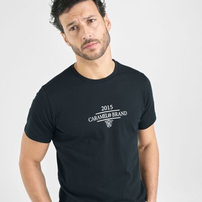 Karamellschwarzes T-Shirt