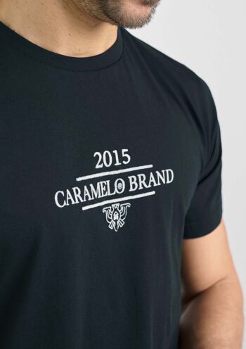 Tee-shirt Noir Caramel 4