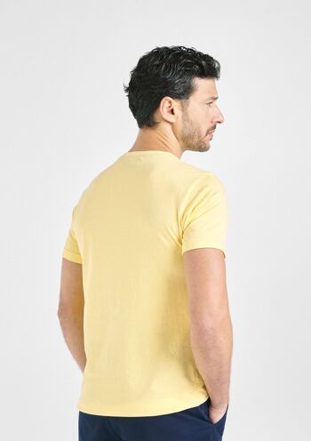 Tee-shirt jaune caramel 3