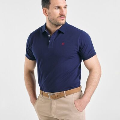 El Caballo men's navy polo shirt