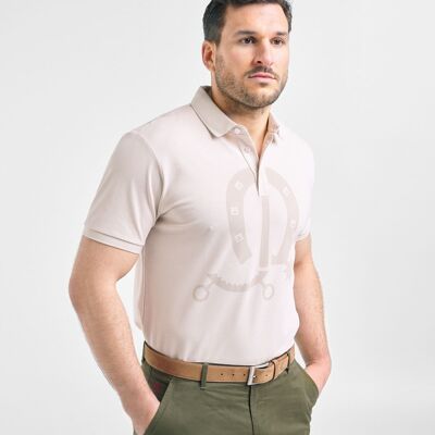 Polo Beige Homme Le Cheval