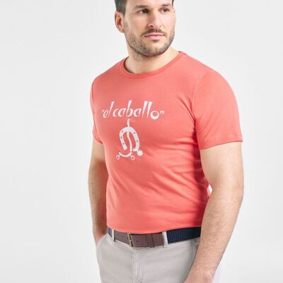 T-shirt rose Le Cheval