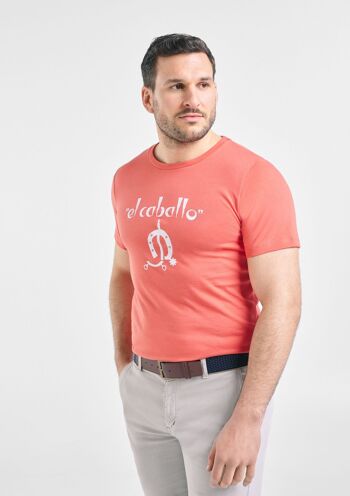 T-shirt rose Le Cheval 1