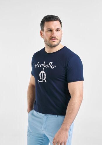T-shirt Marino El Caballo_logo 1
