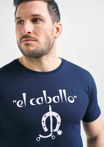 T-shirt Marino El Caballo_logo 3