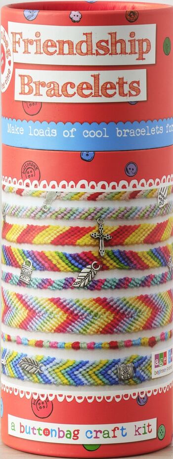 Kit bracelet d'amitié - Buttonbag - Créez vos propres bricolages pour enfants 2