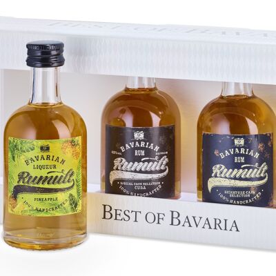 Best of Bavaria 4x 0,05 L RUMULT Bavarian Rum Signature Cask Selection / Cuba Edition / Pineapple Liqueur / Blanco