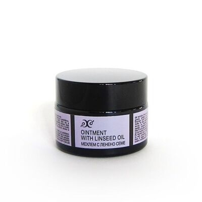 Crème visage antibactérienne - Pommade à l'huile de lin, 40 ml