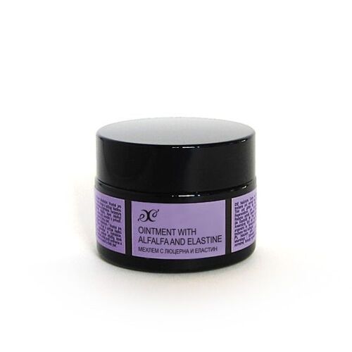Antiwrinkle Face Cream - Ointment with Alfalfa (Lucerne) and Elastine, 40 ml