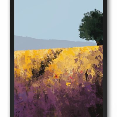 Amongst the Corn Scenery Art Print & Canvas - A4 Print (210 x 297mm)