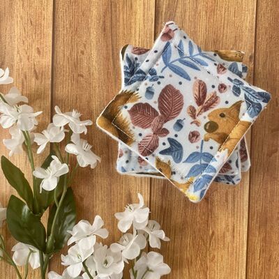 Red Squirrel Reusable Skincare Pads