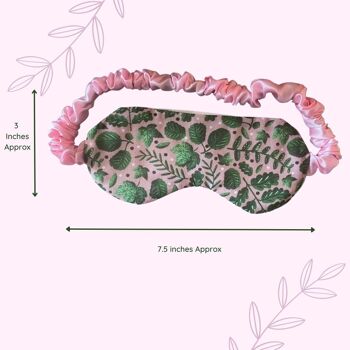 Masque de nuit feuillage vert 4