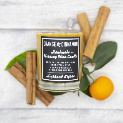 Orange & Cinnamon Candle - kleine 9cl-Kerze