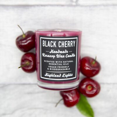 Black Cherry Candle - große 30cl-Kerze