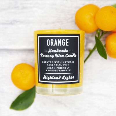 Orange Candle - große 30cl-Kerze