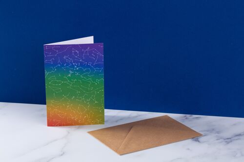 Constellation card rainbow