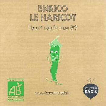 Mini kit de graines BIO d'Enrico le haricot 2