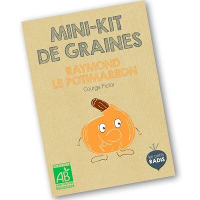 Mini kit de graines BIO de Raymond le potimarron
