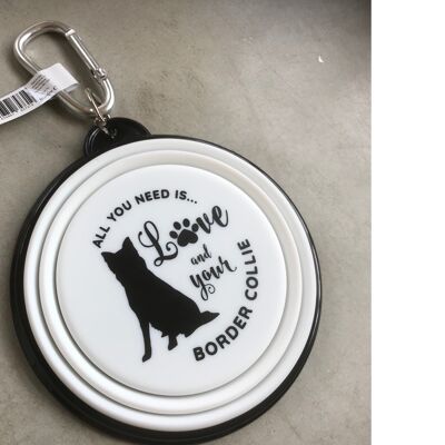 Bol pour animaux de compagnie Border Collie